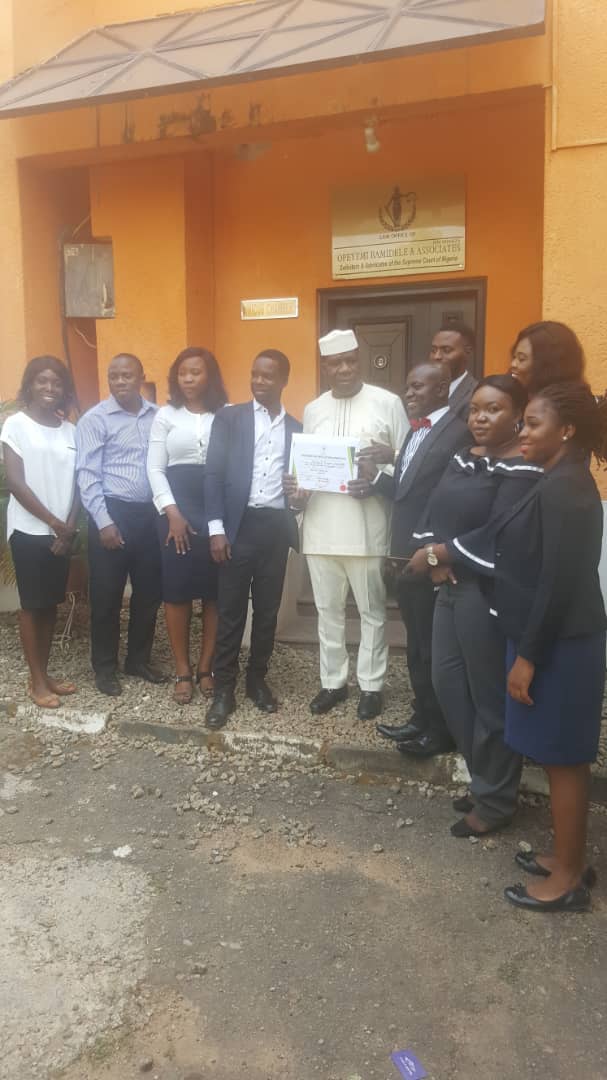 oyedurojaiye's tweet image. PhotoNews: Hon. Michael Opeyemi Bamidele (M.O.B) Senator-elect, Ekiti central in his law firm, Opeyemi Bamidele and Associates at Maitama, Abuja.