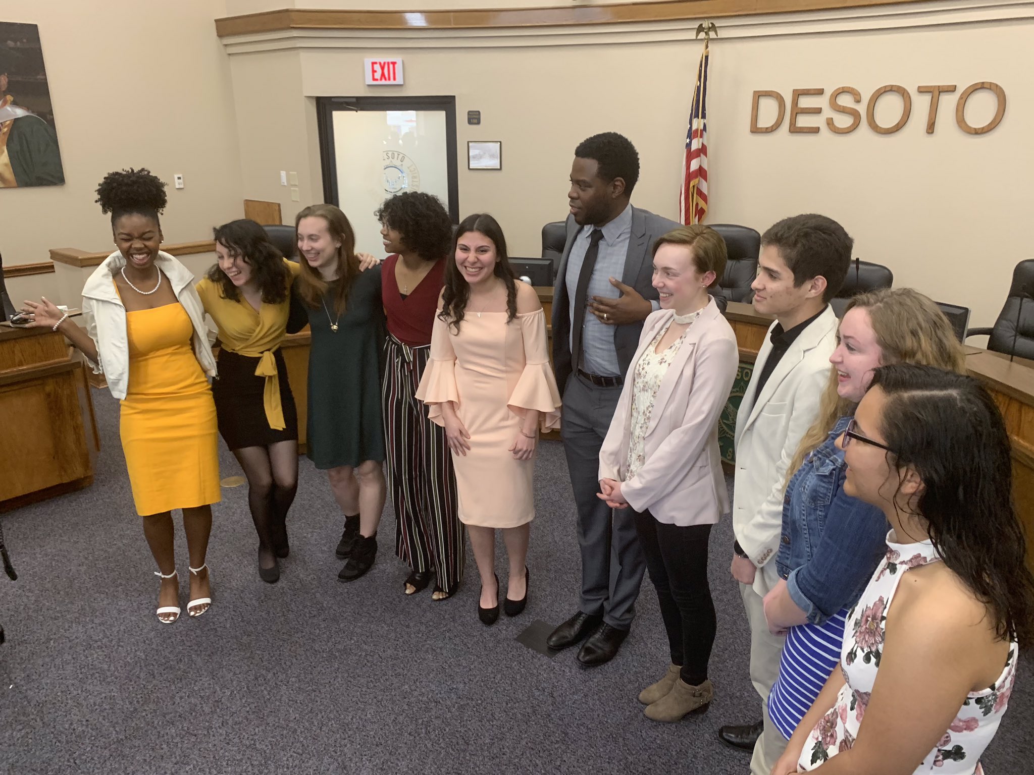 DeSoto ISD on Twitter: "This afternoon Supt. Dr. Weaver &amp; Dir. of  Counseling Jereese Johnson met with the Top 10 Scholars in the DeSoto High  School Class of 2019! Scholars and their