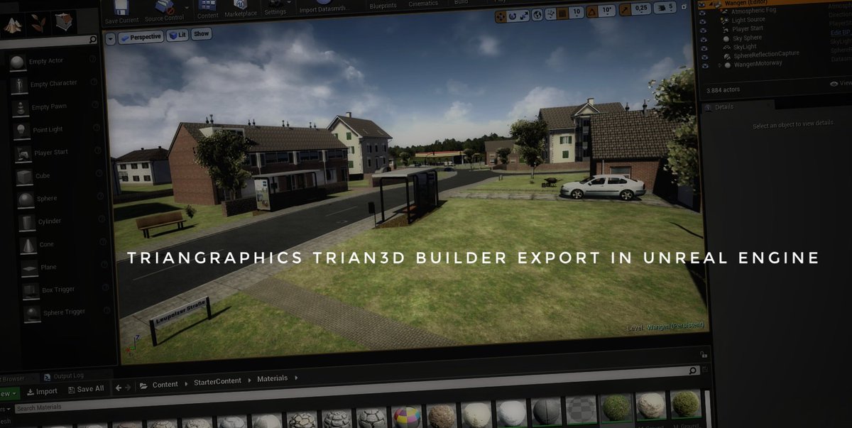 SLFeeding's tweet photo. Designed to easily create large landscapes with rich detail in a short amount of time, the upcoming #Triangraphics #Trian3D Exporter outputs ready-to-use #UE4 scenery. The first public demonstration of the exporter will be at #ITEC2019 in Stockholm. More: https://t.co/3sq6ZwEiO2 https://t.co/0dbXCCRUC3