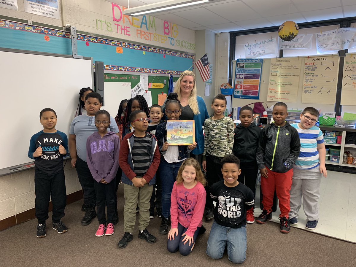 B5CastleHills's tweet photo. Thank you @MsShusko for bring our Mystery Reader!  Walter the Farting Dog is moving on to the next round! #CHDreambuilders https://t.co/wrFVqYTWZZ