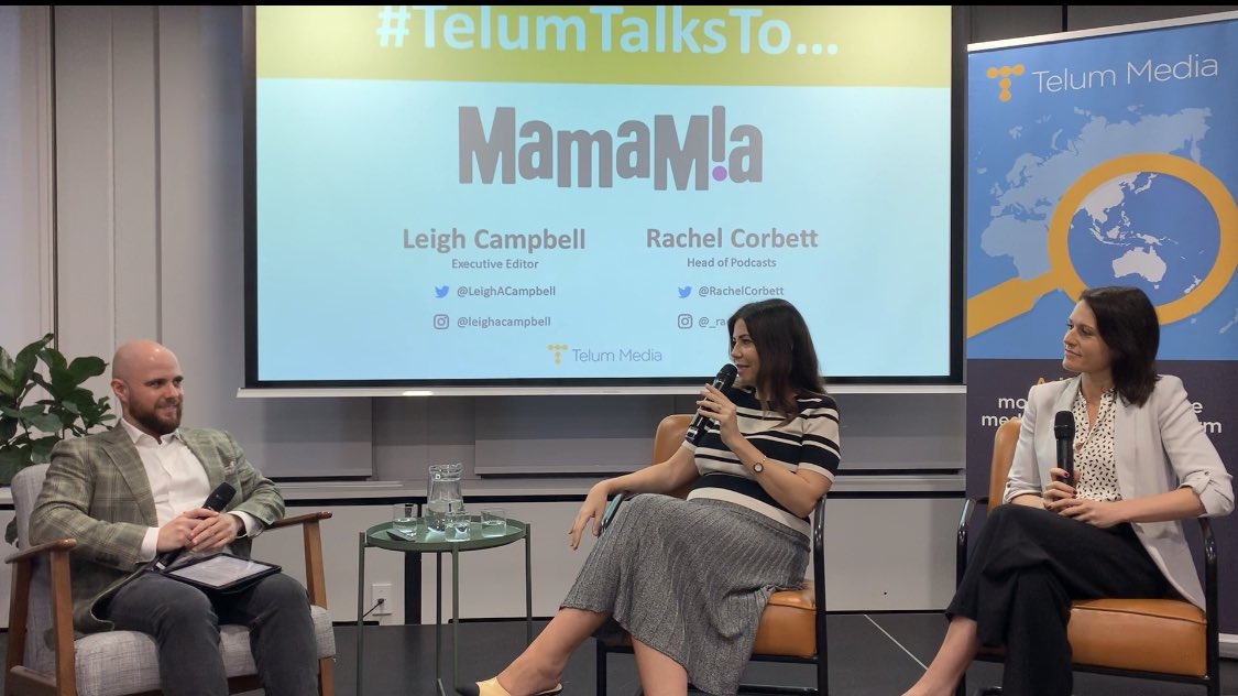 I might be sinking into that chair, but I was jumping out of my skin at how exciting this this event was. Thanks so much <a href="/LeighACampbell/">Leigh Campbell</a> and <a href="/RachelCorbett/">Rachel Corbett</a> #telumtalksto