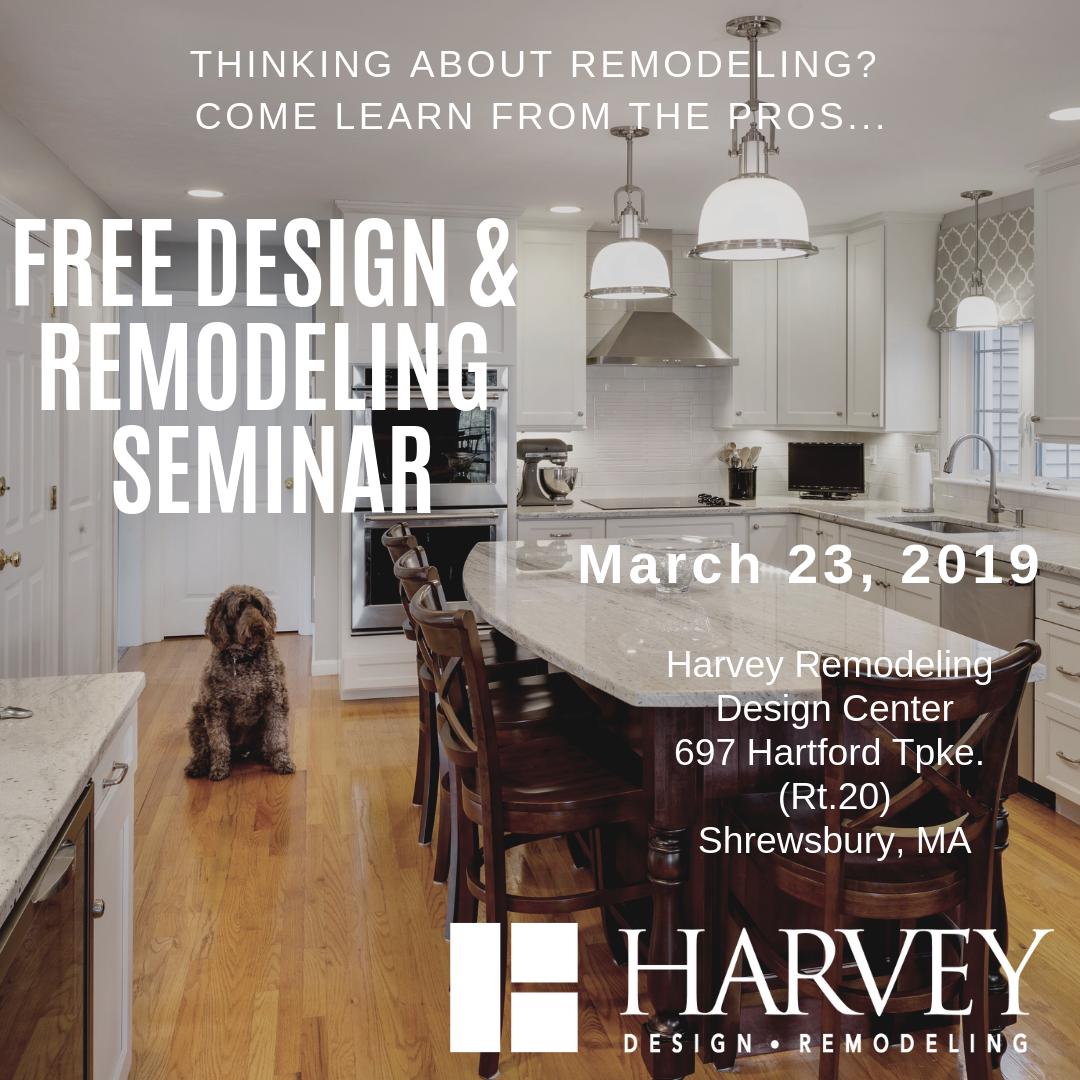 HarveyRemodel's tweet photo. Fingers Crossed the weather looks good this time! Rescheduled Remodeling Seminar this Saturday! For more info or to reserve your seat, please visit https://t.co/QQA5crWLbr or call 508.842.0404. We look forward to seeing you! #shrewsbury #kitchens #bostonremodeling #events https://t.co/f3lfGEvXCR