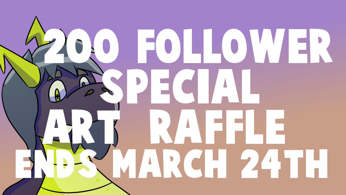 ceramicfur's tweet photo. 200 Follower Special!
How to enter:
Retweet this image
Follow me (@SirDraygo)
Ends March 24th (My Birthday)
There will be 1-2 Winners https://t.co/nMdahMvmNV