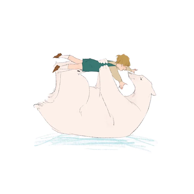 しろくまとぼく 