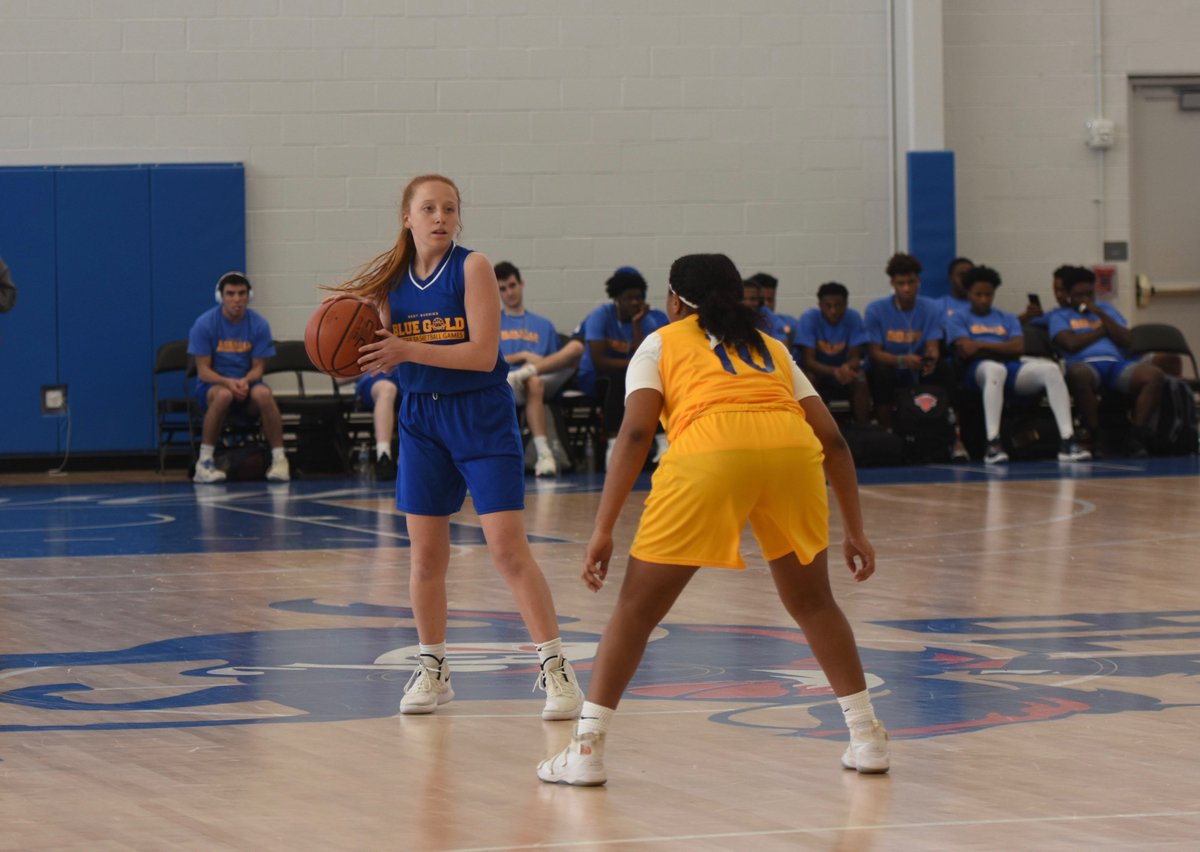 Padua_Academy's tweet photo. Haley Scott was selected to play in the Blue Gold basketball game. After a week of practice, a visit to the Governor in Dover, and a banquet, Haley played with other top players in the state.  Congratulations, Haley! https://t.co/pcnTRezPYy