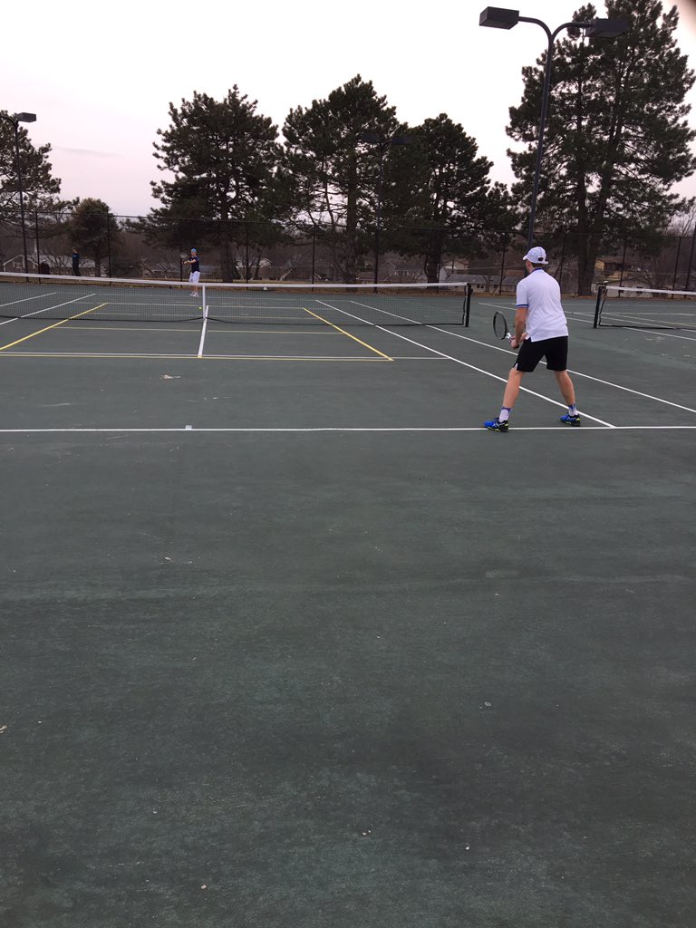 LHSSC_Tennis's tweet image. Grant Cronin wins 6-3 6-4, but team falls in opening season match.
#keepworking 
#focusontheprocess
#twoplayerteam