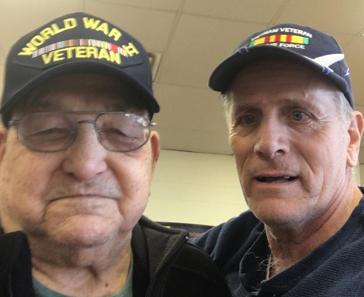 Veteran Ralph Hamilton Mi “Had the privilege of meeting a 97-year-old World War II veteran here ...