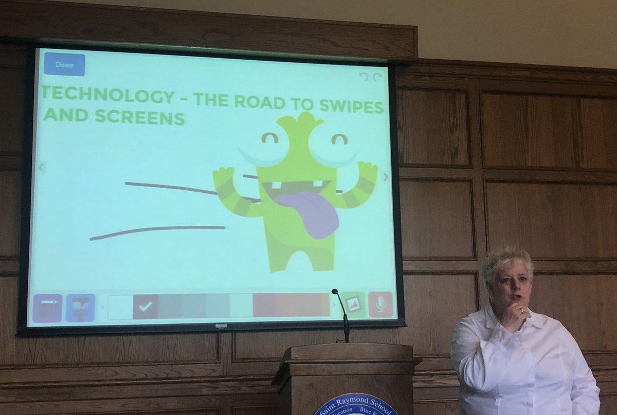 TEC_Center's tweet photo. #TECMentor Jan tells her TEC story- She used to be tech-averse, then she heard our Founding Director, .@chipdono, explain how tech could support relationships! #edtech https://t.co/lKXXO27VBR