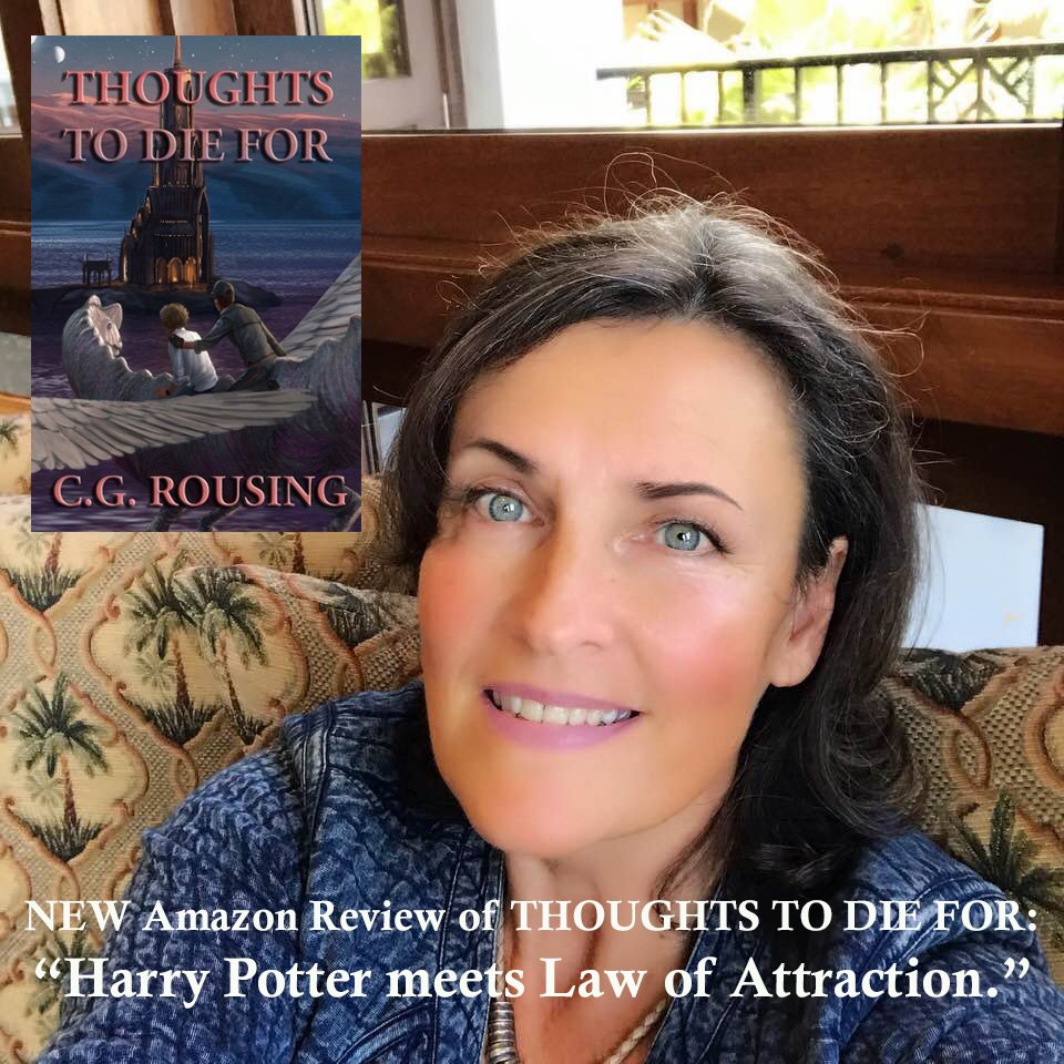 RousingRevel's tweet photo. NEW Amazon Review for my YA Science Fantasy, THOUGHTS TO DIE FOR.
 "Harry Potter meets Law of Attraction." Deb Brown #ThoughtsToDieFor #CGRousing #ImagineImpact #ImagineEntertainment #WarnerBrothers #YAScienceFantasy #Empowering #Magic #LawofAttraction #TheSecret #TheDivineMatrix https://t.co/Ok5C7nWUx7