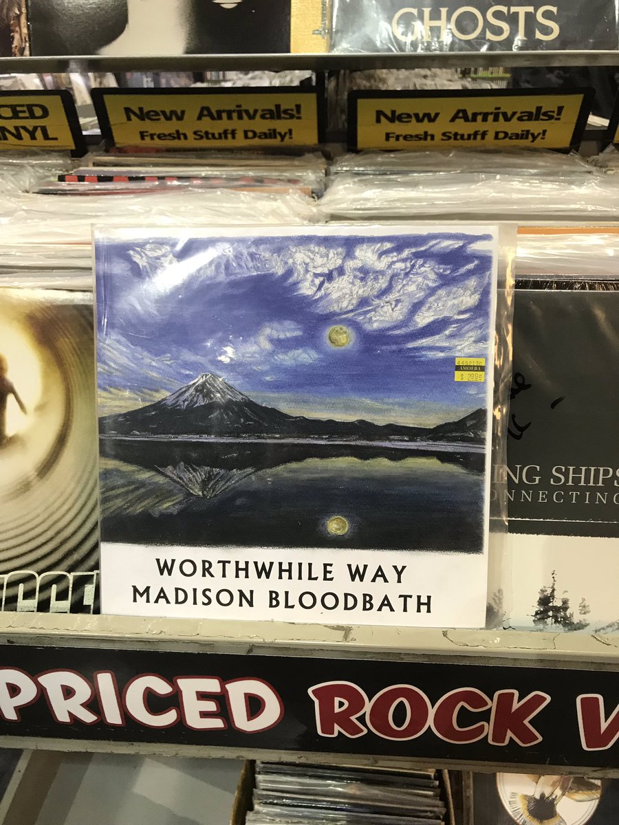 RealOfficialMB's tweet image. Always “great” to see our stuff in the used bin @amoebamusic in Hollywood. Hahaha.