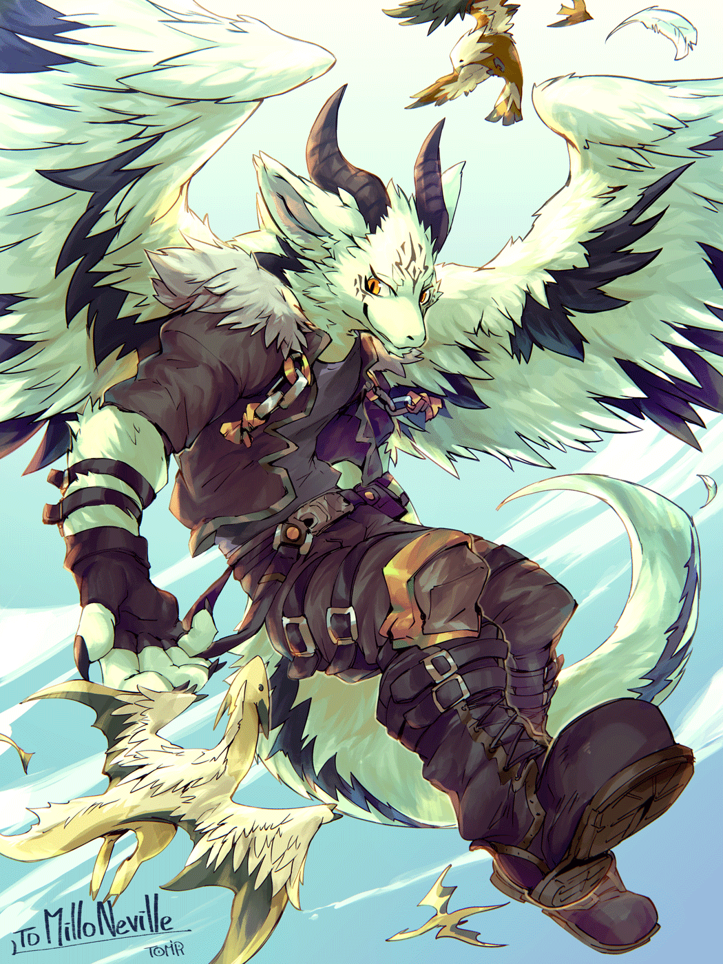 Twitter 上的 藤三郎 Commission かっこいいキャラクターイラスト描かせて頂きました 楽しかった Skeb非公開イラストですが掲載許可をもらいました コミッション依頼はこちらから 4月 6月は受け付け休止予定です T Co Jgmrxkbqtd T