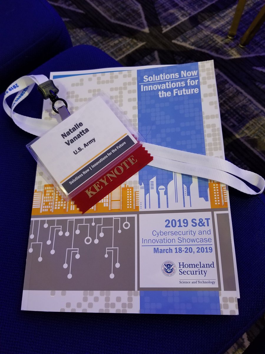 natalie_vanatta's tweet image. @dhsscitech #SciTechShowcase ; awesome ideas and conversations today. Hope you join me tomorrow for the closing keynote about imagination and innovation for the future of #CyberSecurity. @DHSgov @CISAgov @ArmyCyberInst @WestPoint_USMA @ASU_SFIS