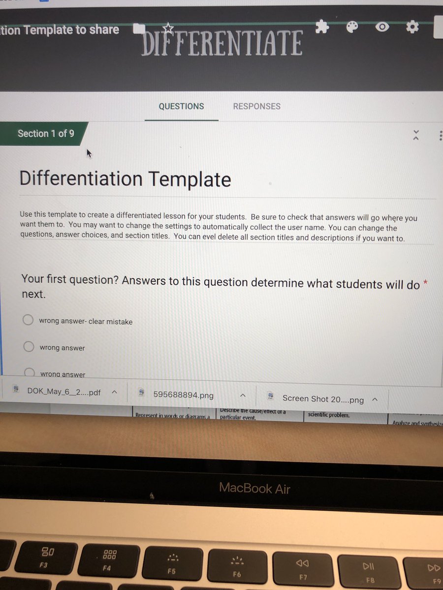 santosapm's tweet photo. Learning to differentiate assessments using Google Forms at @maryelenderwest’s PD session at #EdTechTeam Summit. Awesome ideas &amp; discovered a great add-on (Auto Mastery) to help make differentiation easier. 
@edtechteam @mschung808 https://t.co/WKVNthPXah