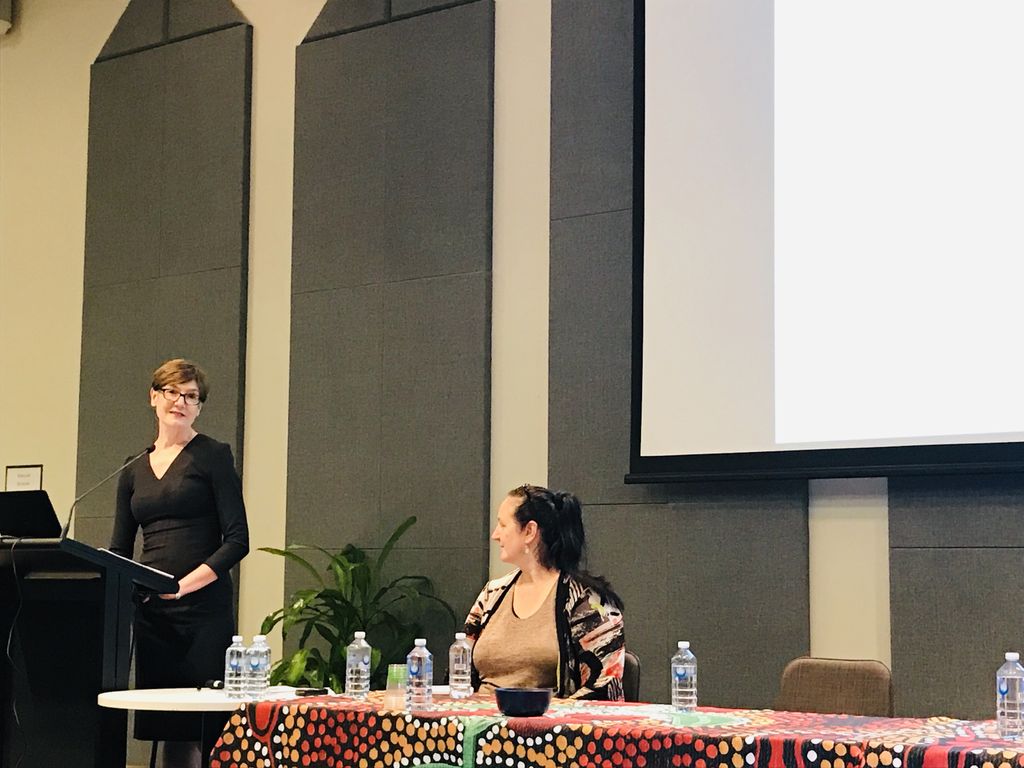 womenssafetynsw's tweet photo. We’re so excited to have Michele and Jen here from @ANROWS to discuss #knowledgetranslation within WDVCASs and our exciting partnership!
#WDVCAPForum https://t.co/nm9Q8ZAkMR