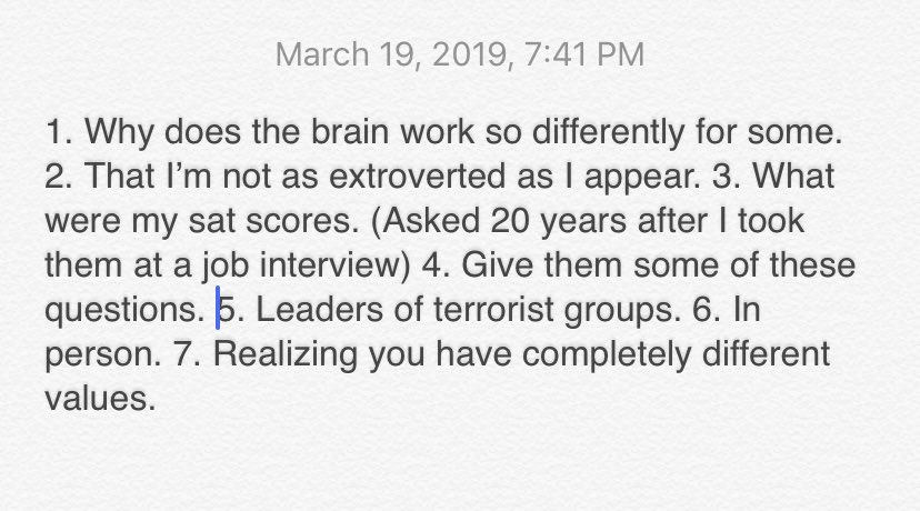 sethjonas's tweet image. #7questions #ClearAndVivid my wife’s answers