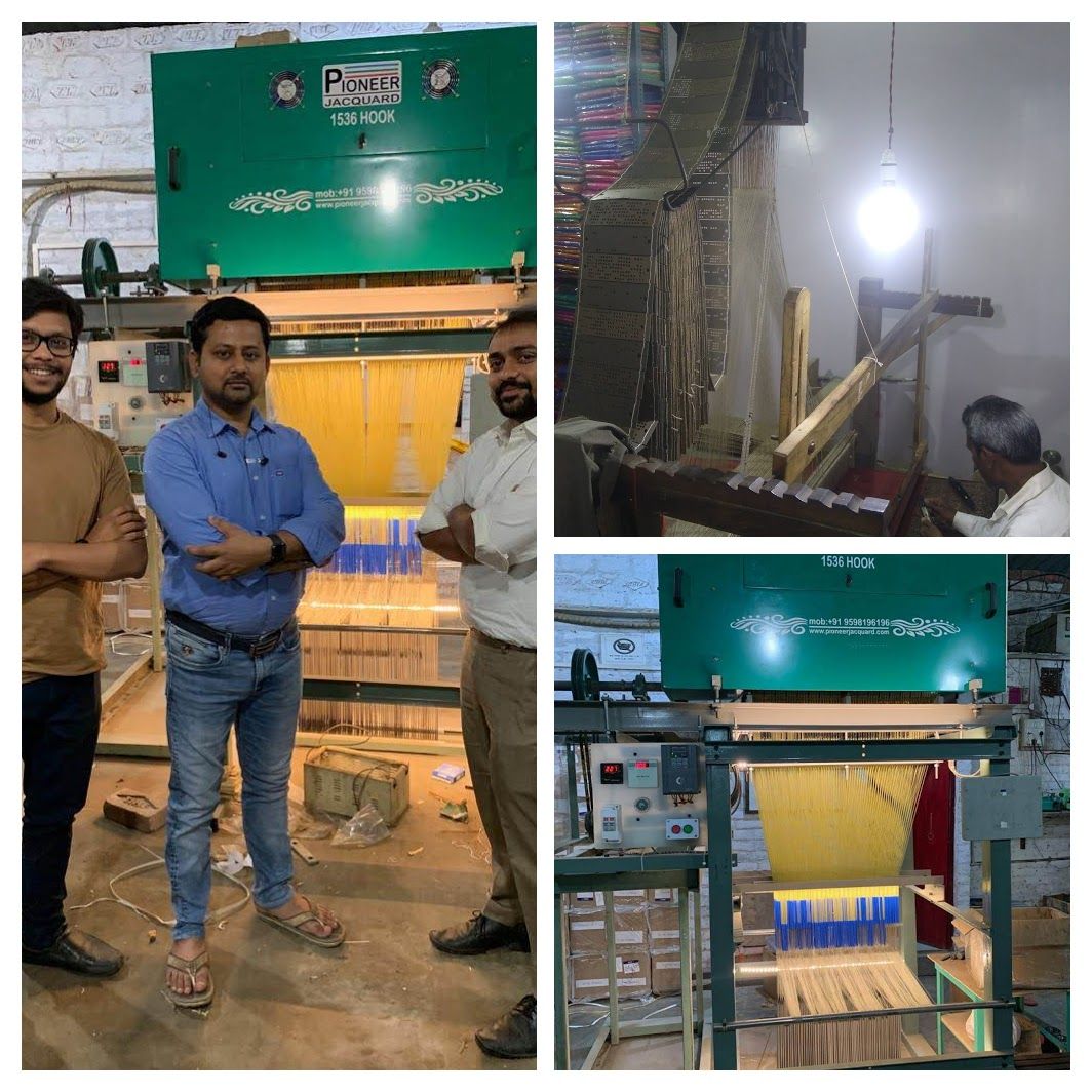 adeptstation's tweet photo. #AimcorERP #ERP
ERP installation at Pioneer Jacquard, Varanasi.
Varanasi is famous for its silk sarees.
Abdul Raheem, its owner is a man with vision. Almost all of Varanasi uses his Jacquard machines.
It's a matter of immense pride to partner with such clients.
#SuccessStories https://t.co/a3qYfcxhb0