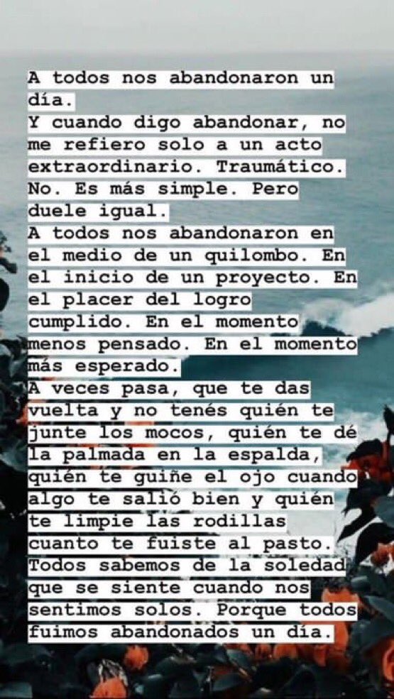 Florenc13649202's tweet photo. Nunca tanto me dolió, cómo leer esto. https://t.co/ehsFEezTsK