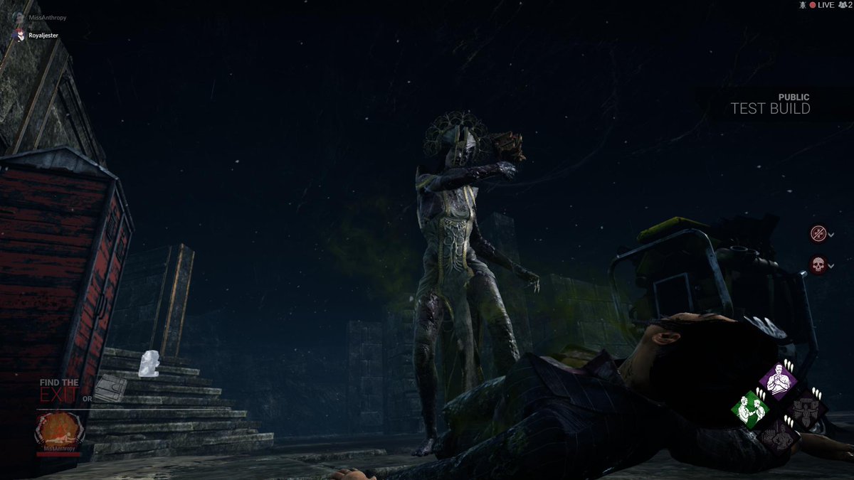 TheSummerAbate's tweet photo. New @DeadByBHVR killer is so terrifying....and so fun!! xD  ....I might be a bit masochistic.... lolol but that mori tho.... savage... xD  #DeadbyDaylight #gaming #horror https://t.co/nxPGkAa5AU