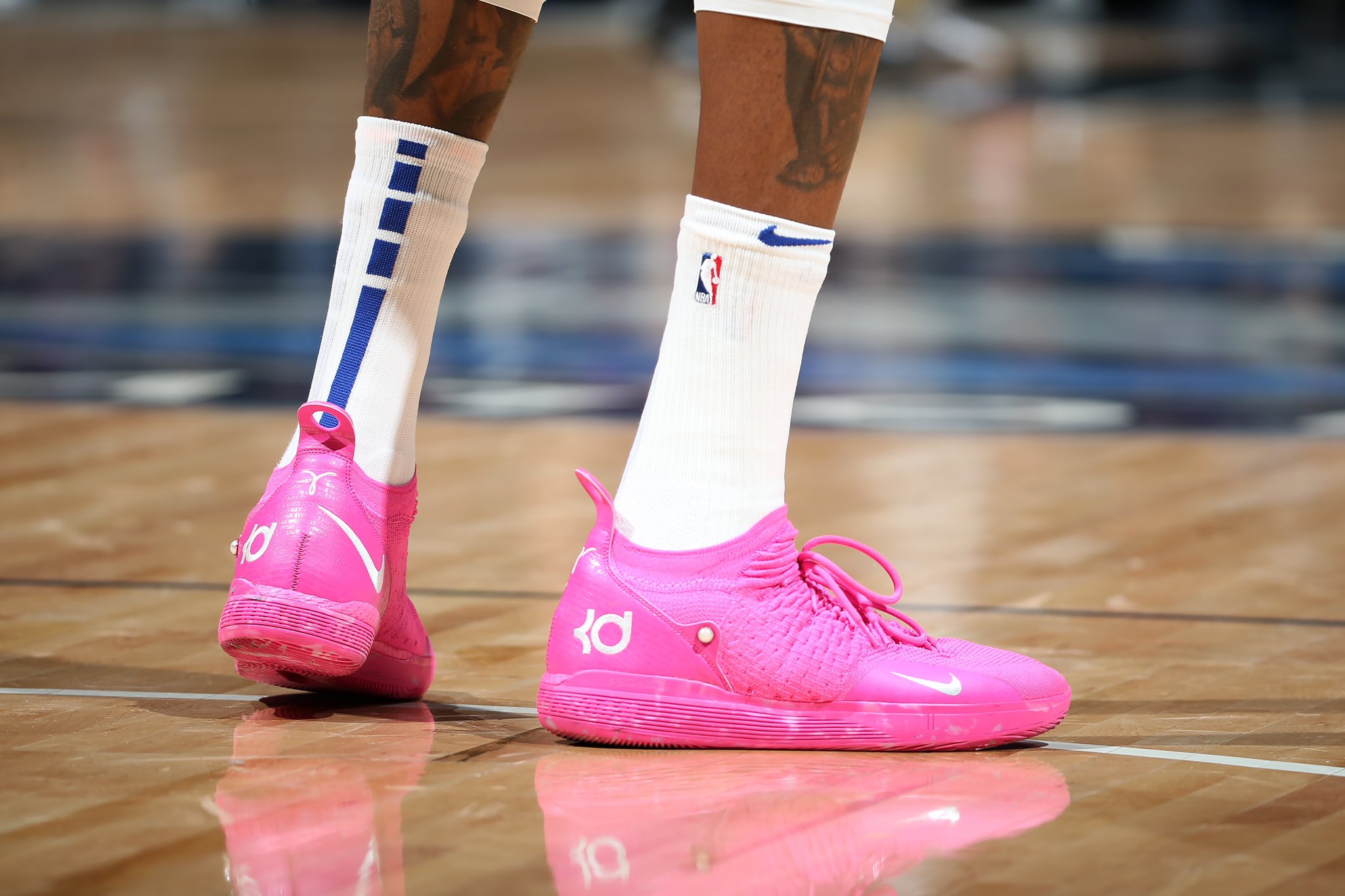 SoleCollector X KDTrey5 switches it up to the Aunt Pearl Nike KD 11. David Sherman https t sfLlsuccGR X