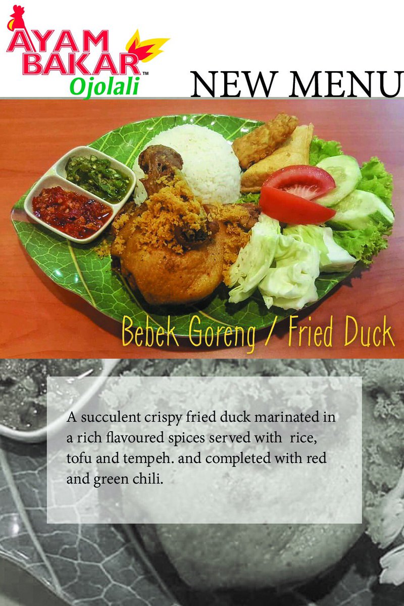 ojolaliSG's tweet photo. Hi mas @kaesangp mampir makan ke @ojolaliSG dong.. kami ada 3 menu baru : Bebek Goreng, Ketoprak dan Siomay.. ketoprak dan rawon kami kesukaannya pak @SBYudhoyono lho ☺️ https://t.co/cgtyEIGEYz
