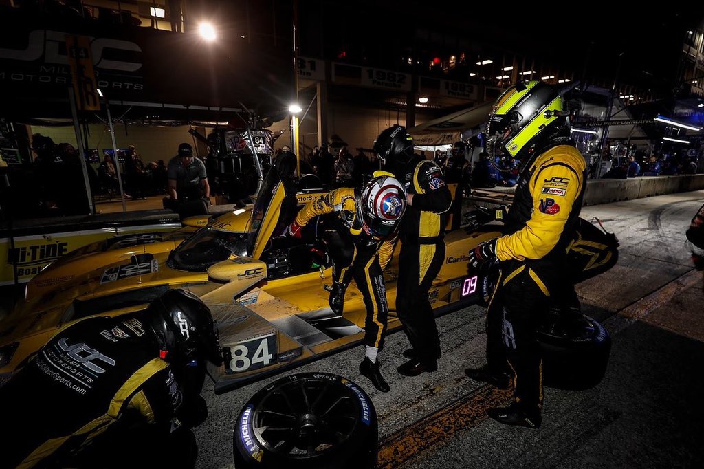 stephensimpson1's tweet photo. #latepost Sebring 2019 was as thought as expected! Great job all week by our team @JDCMotorSports and my team mates @s_trummer and @ChrisMillerMN ! @IMSA @sebringraceway @JusticeBrosInc #DPi #Sebring12 #WeatherTechChampionship https://t.co/F5ifkdp6Ql