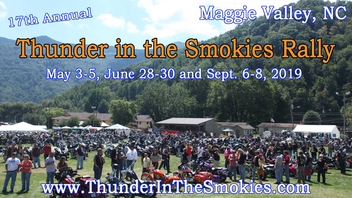 HandlebarCorral's tweet photo. Come Ride The Great Smoky Mountains of NC! May 3-5 in Maggie Valley, Nc https://t.co/jsx69jnq0i