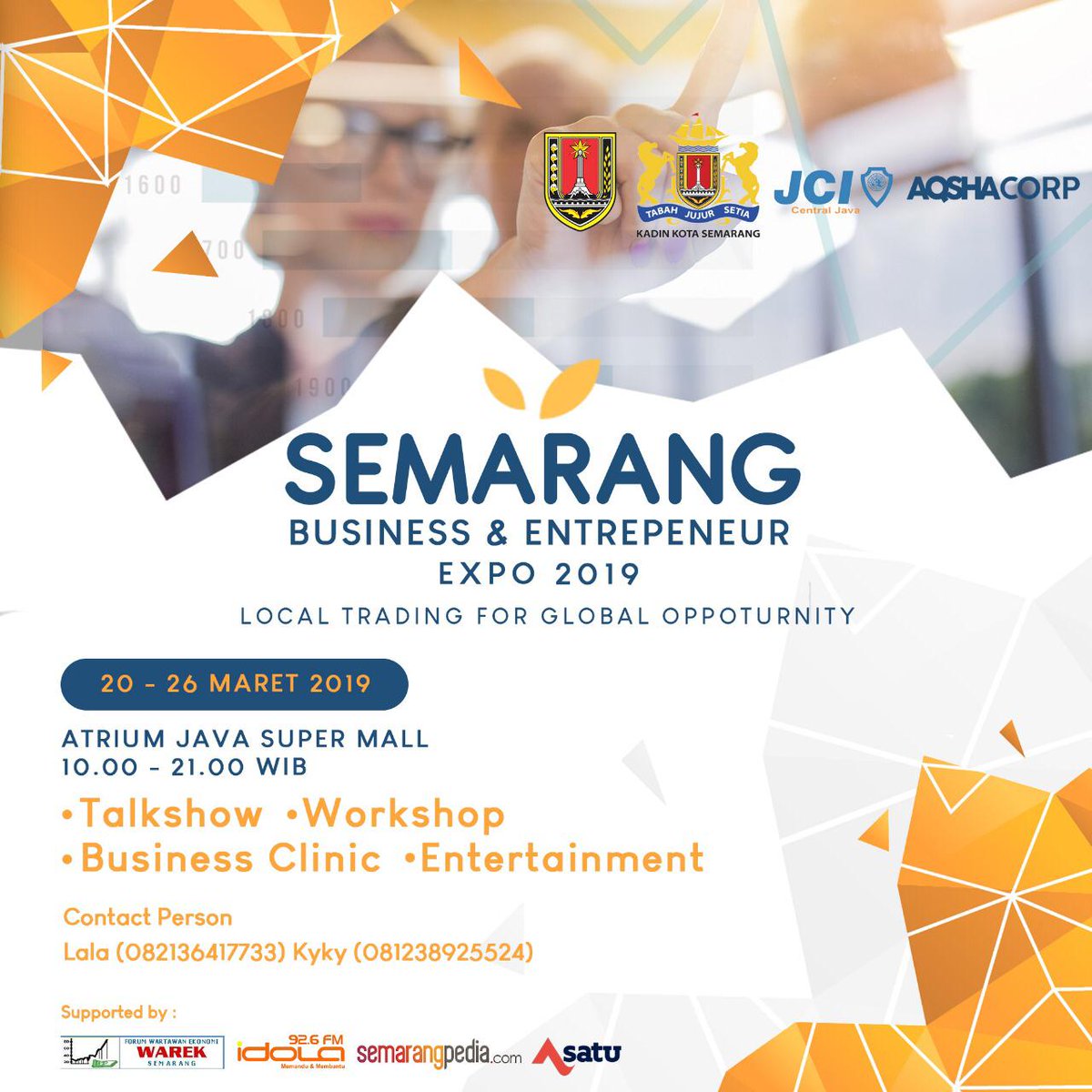 rainasugar's tweet photo. HARI INI!
Raina Organic Coconut Sugar ada di SEMARANG Business &amp; Entrepreneur Expo 2019
20 - 26 Maret 2019, Di Atrium Java Supermall
pukul 10.00 - 21.00 WIB.
#businessevent #semarangevent #acarasemarang #semarangbusinessentrepreneur #semarang #seamaranghits #organiccoconutsugar https://t.co/65gsviZIoq
