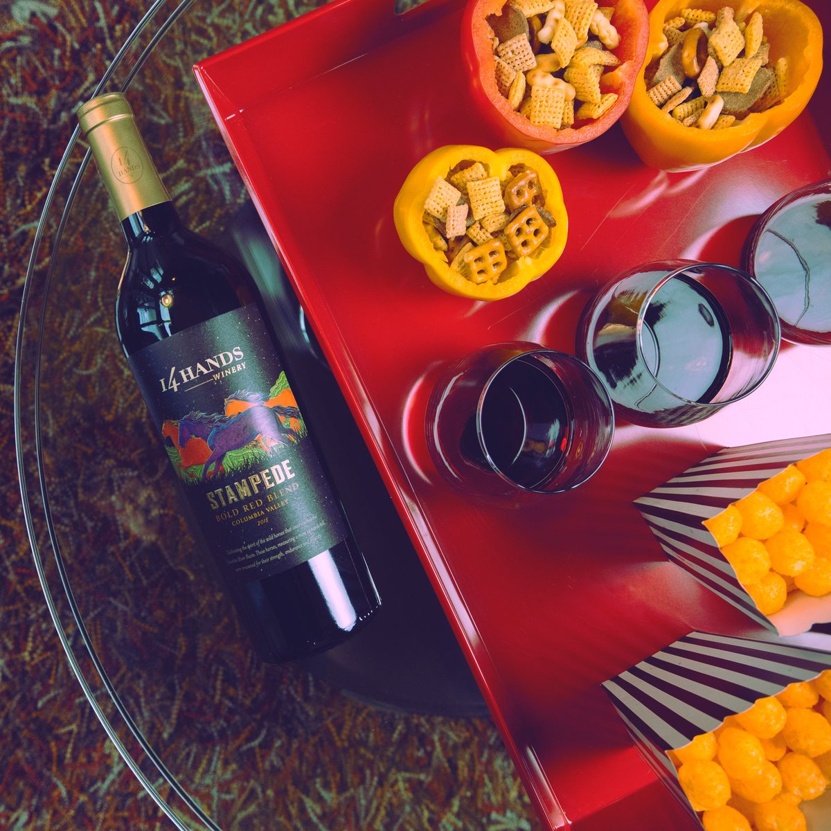 14handswine's tweet image. The last thing anyone wants is to have to do dishes at the buzzer. Use bell peppers instead! #Basketball #final4 #partyhack