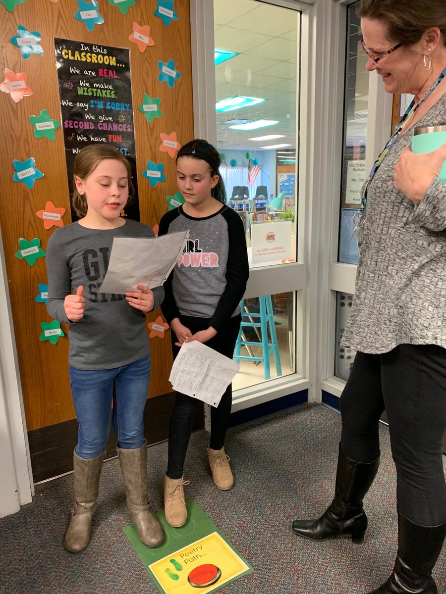 hobenrocks's tweet image. Literacy night and our first ever poetry path - A great evening with families!