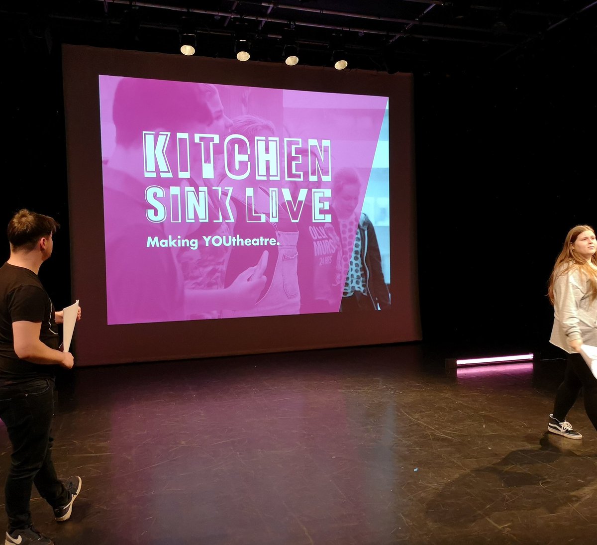 KitchenSinkReal's tweet photo. KITCHEN SINK LIVE
LAUNCHING @unitytheatre @20StoriesHigh #Launch #makingyoutheatre #KITCHENSINKLIVE #JOINTHEMOVEMENT #DRAMAWORSHOPS #GETINVOLVED #OWNYOURART #DOINGITDIFFRENT #THEATREFORYOU #THEATREANYONE #THEATREFOREVERYONE https://t.co/P83wADNLie