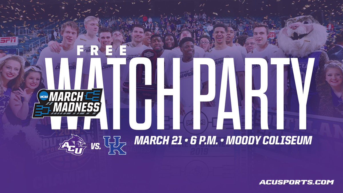 ACUedu's tweet photo. Food. Prizes. Basketball. It's an event you won't want to miss! #ACUMarchMadness #ACUWildcatNation https://t.co/Ft9qnk42Ow