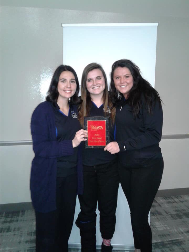 csc_sato's tweet photo. In just 1 week, these 3 gals will be traveling down to Tulsa, OK to compete in the district quiz bowl! 🤓 https://t.co/YLAUu74Iis