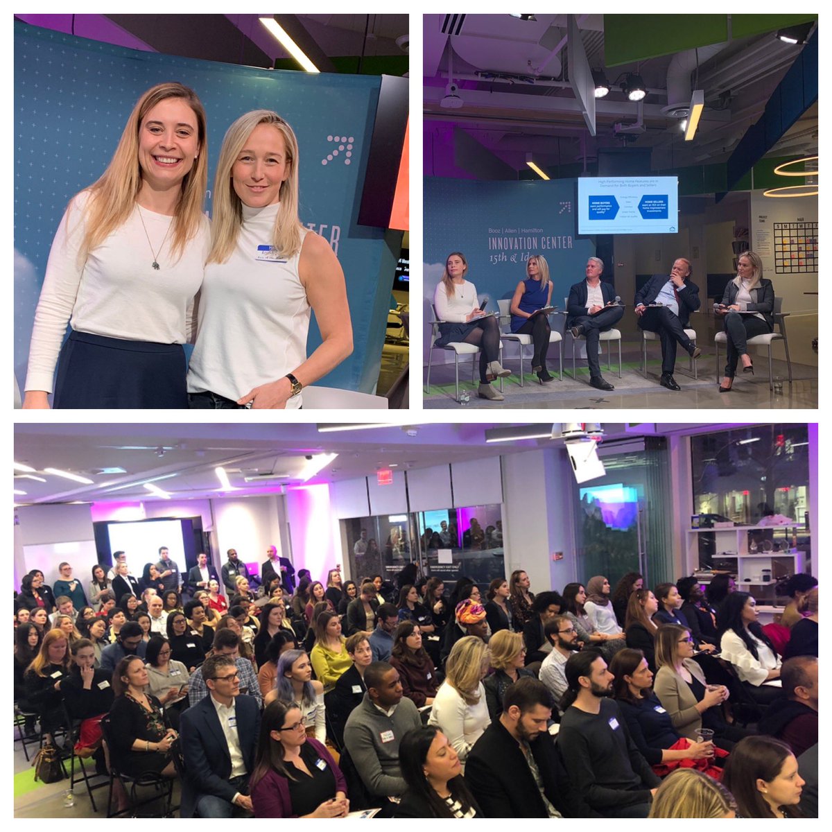 Incredible to experience a PACKED house at <a href="/BoozAllen/">Booz Allen Hamilton</a> tonight to support our community of rockstar #dctech <a href="/VinettaProject/">The Vinetta Project</a> female founders! V. grateful to <a href="/BeautyCEO/">Former Bluemercury CEO</a> <a href="/tommydavidson/">Tom Davidson</a> <a href="/Markein/">Mark Ein</a> for joining me to judge the pitch &amp; meet this awesome community of champions!