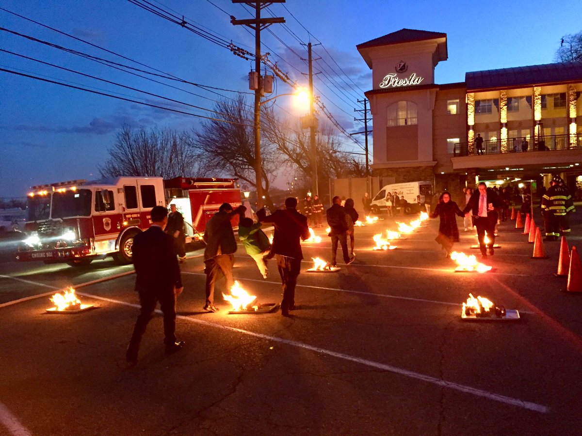 WRFire's tweet photo. Tonight FD & EMS units stood by at the Fiesta for the Persian New Year fire jumping celebration. #Nowruz #fiesta #firejumping https://t.co/cIWtVsdSxq