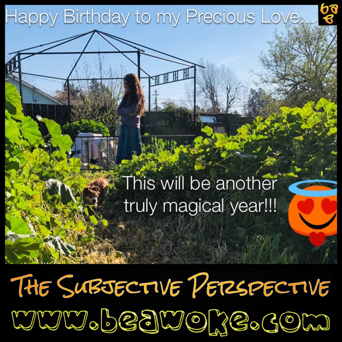 ThSbjctvPrspctv's tweet photo. A very special Happy Birthday to my precious brilliant queen...here comes another year of MAGIC my love!💜❤️ #mylove #happybirthday #tuesday #birthday #floral #bluesky #backyard #myqueen #nature #love #naturelover #wander #travel #birthdaygirl #norcal #losangeles #lifeisblessed https://t.co/slzEwF1IwI