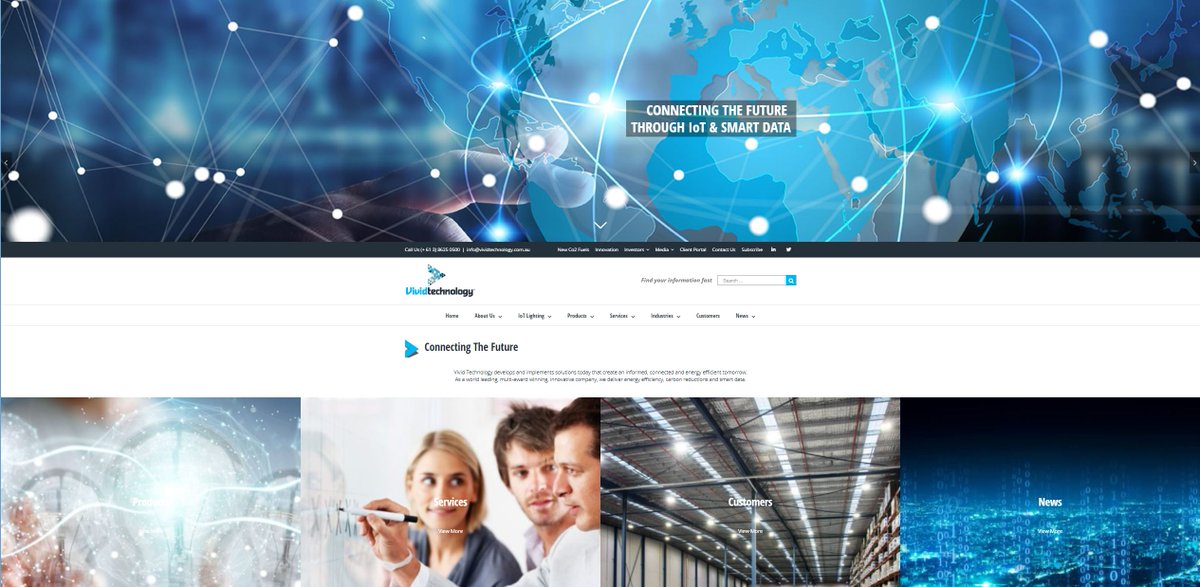 VIV_VividTech's tweet photo. Vivid Technology website has launched a new website. @VIV_VividTech has moved from disruptor - with a drive to create intelligent energy efficiency - to taking a leadership position in intelligent IoT connected systems.   https://t.co/QQHFyvJwqw https://t.co/juIh7CGL5I