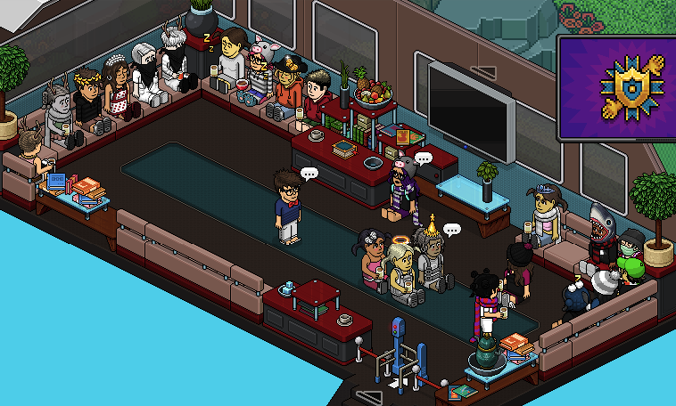 ZarekHabbo's tweet photo. Thanks everyone for attending today's Ambassador Infobus Sessions!
More Infobus Sessions coming up on Saturdays! Check out the Article for Times! https://t.co/5arLvlaNA6
Check out the pictures of users who attended today! @Habbo #SafetyLock https://t.co/e0rt2L43QC