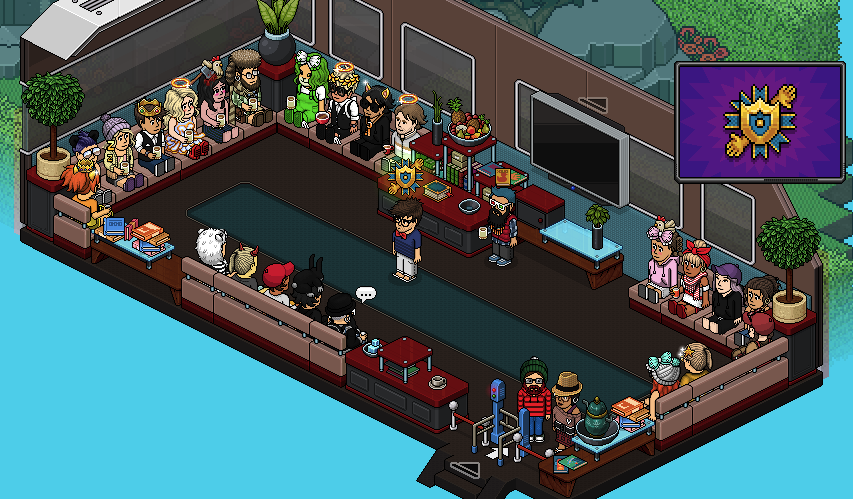 ZarekHabbo's tweet photo. Thanks everyone for attending today's Ambassador Infobus Sessions!
More Infobus Sessions coming up on Saturdays! Check out the Article for Times! https://t.co/5arLvlaNA6
Check out the pictures of users who attended today! @Habbo #SafetyLock https://t.co/e0rt2L43QC