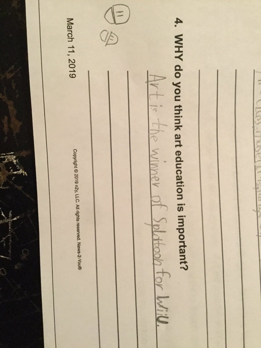 strthere's tweet image. My daughter has autism &amp;amp; answered a question on her homework🤣🤣forwarded this to #Hisashi Nogami @Twitter, saying to Isabella “Someone had to inspire him” I showed Isabella Mr. Hisashi Nogami’s work for Nintendo as well as for others Isabella said “Whoa! He is AWESOME Mom!!”