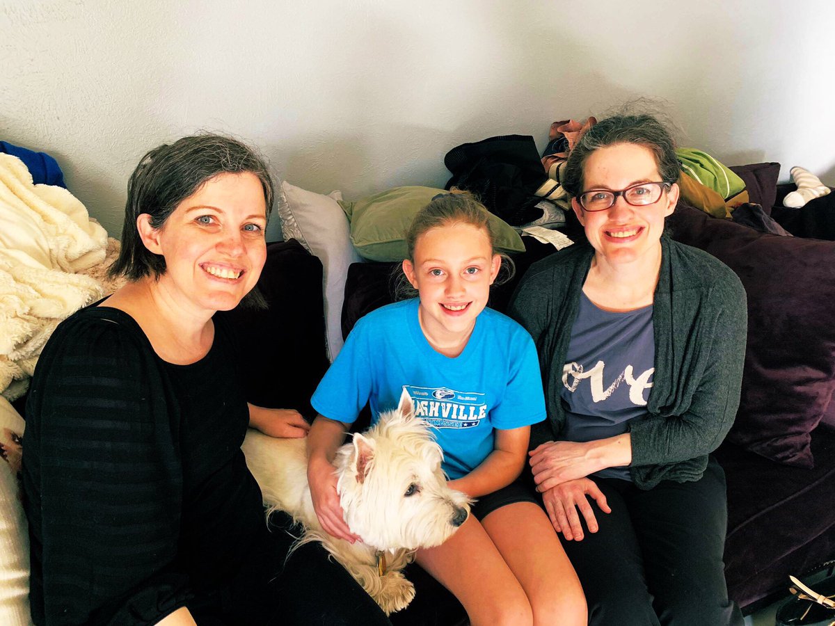 amysemingson's tweet photo. I visited #DFW with my daughter over spring break to visit my twin sister @PeggySemingson, my mom, and Dexter the Westie! @UIWSoPT #uiwsopt https://t.co/A5BeDTATag