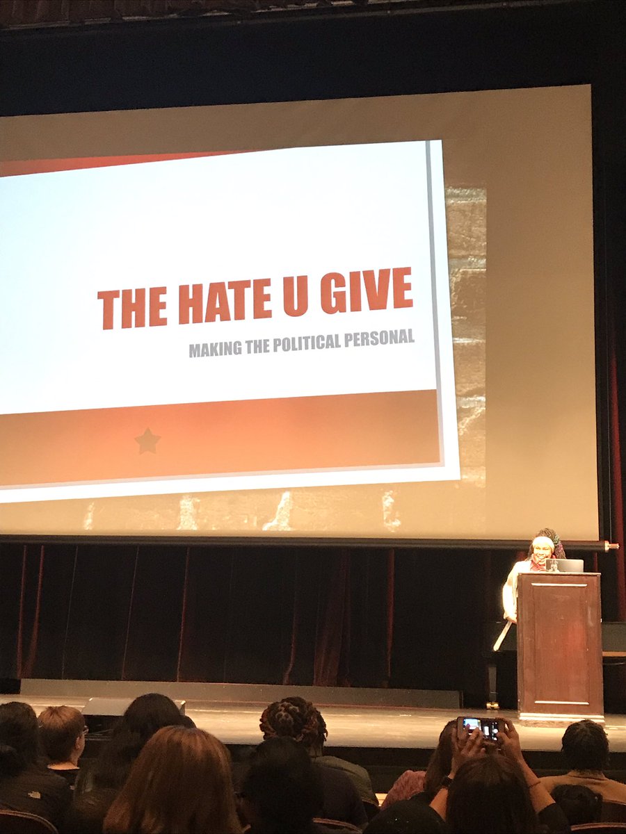DBrianCollier's tweet photo. Still processing the powerful words of @angiecthomas #communityread2019 #thehateugive to a sold out, diverse crowd. If you get the chance, go hear her speak! https://t.co/yupyt6V0UT
