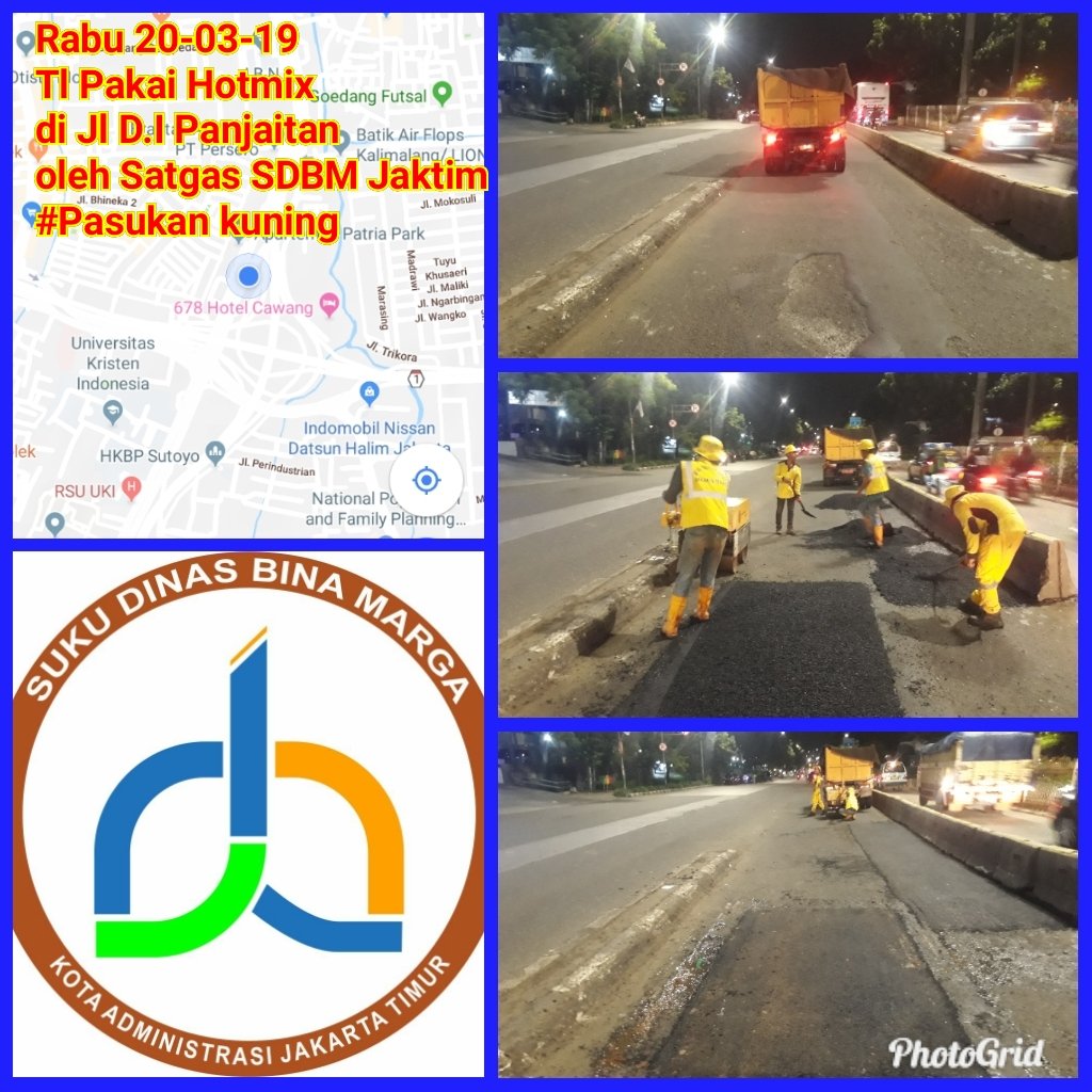 binamargajaktim's tweet photo. Pengaspalan jalan berlubang oleh Satgas Sudin Bina Marga Jakarta Timur #pasukankuning #timmalam @BinaMargaDKI @DKIJakarta @DinasPemel @SubanppekoJT @HariNugie @aniesbaswedan @JSCLounge @RadioElshinta @infoll @polresjaktim @DishubDKI_JKT @BeritaJakarta https://t.co/vaYIrYwSL7