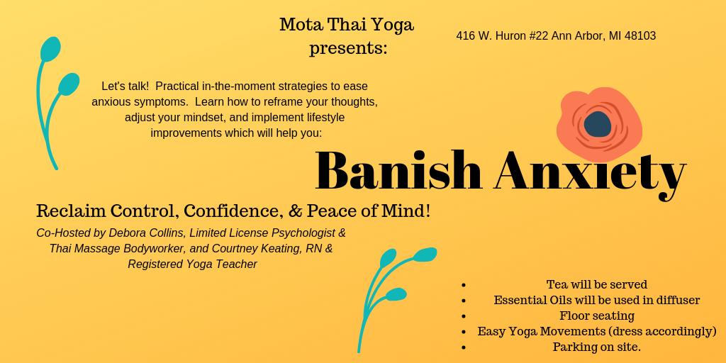 Come join our community discussion!  We share real-life tips for controlling your anxious mind and body!