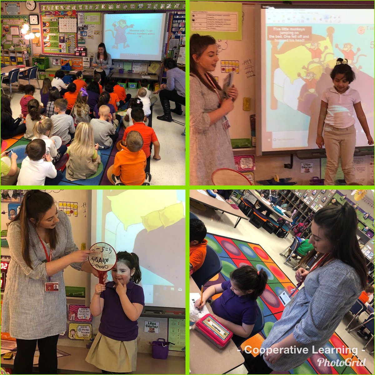 This amazing student teacher, Maddie Carter, embraces &amp; challenges these <a href="/FarmerDragons/">Farmer Elementary</a> using SMART technology to make learning connections. <a href="/JCPSKY/">JCPS</a>
