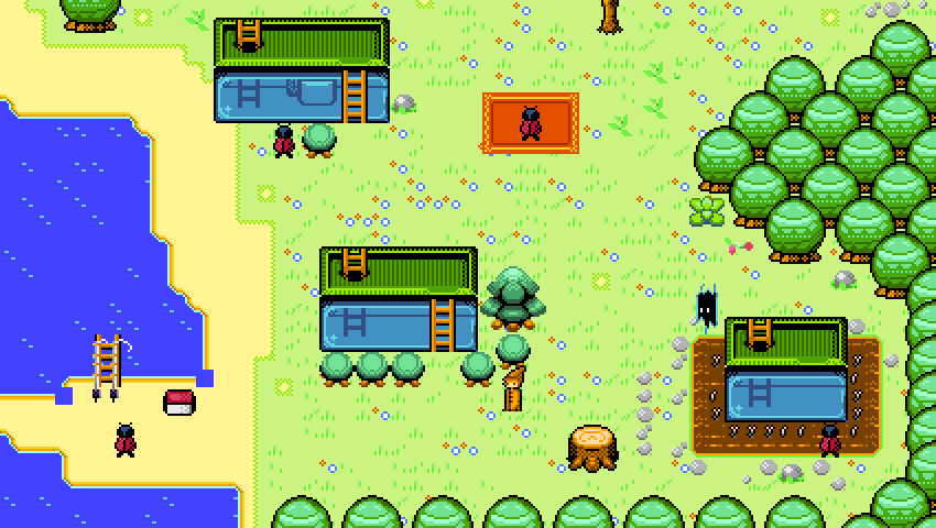 arachonteur's tweet image. finally starting that art pass on boxgame i promised ages ago #gamedev #boxgame