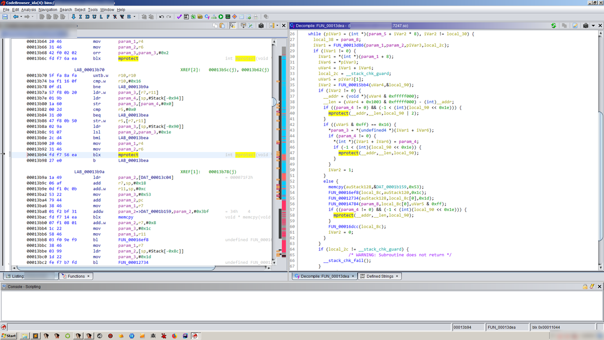 enovella_'s tweet photo. @evm_sec @neduchaljan Even the blue (code), red (instruction), gray (data) colors of the central bar. Set up key bindings for xrefs (x), rename (n), exit (escape), make function (p), ... Tomorrow I will post the xml bindings. Probably I missed some keys ;) #ghidra #idalike #keybindings https://t.co/XEj8dTEiFn
