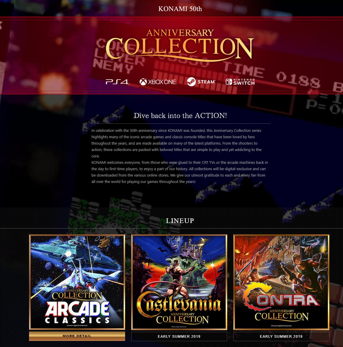 Konami reveals the Contra, Castlevania, and Arcade Anniversary collections D2EQTwcU0AA74Ei?format=jpg&name=medium