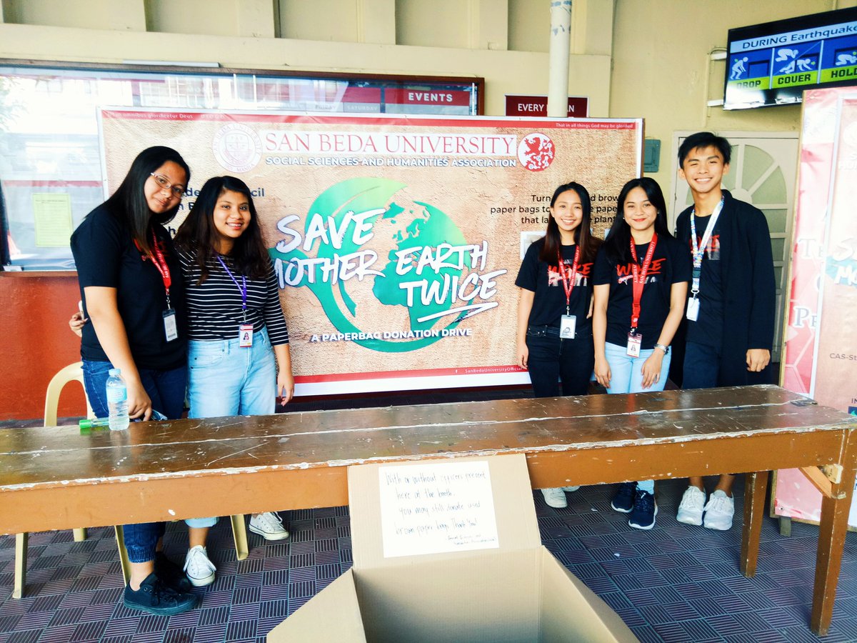 ssha_sbu's tweet photo. Good Day Everyone! We are still accepting used brown paper bags here at the CAS-Student Council Bulletin Board until the 22nd of March 2019.
Let's help save the mother earth!
#BeInformedBeInvolved https://t.co/TkuzCYXvKr