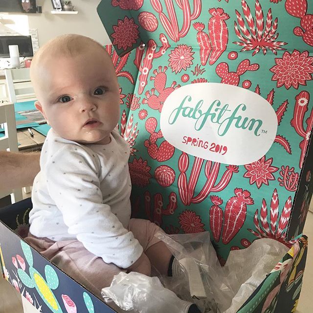 KirstyAHack's tweet image. There was a baby in my @fabfitfun box! #fabfitfunspringbox