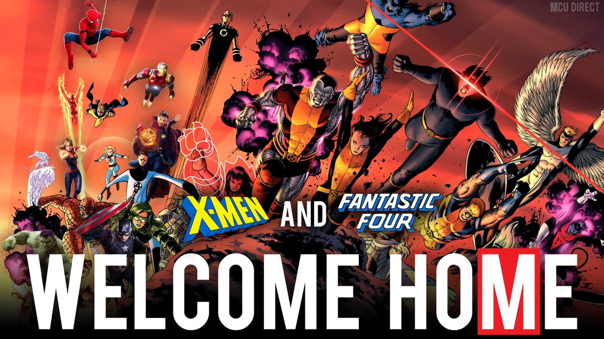 MCU_Direct's tweet photo. Now that the @Disney acquisition of 21st Century Fox is officially complete, the X-Men and Fantastic Four characters are finally 'home' with @MarvelStudios! https://t.co/JZbSjFJNWo